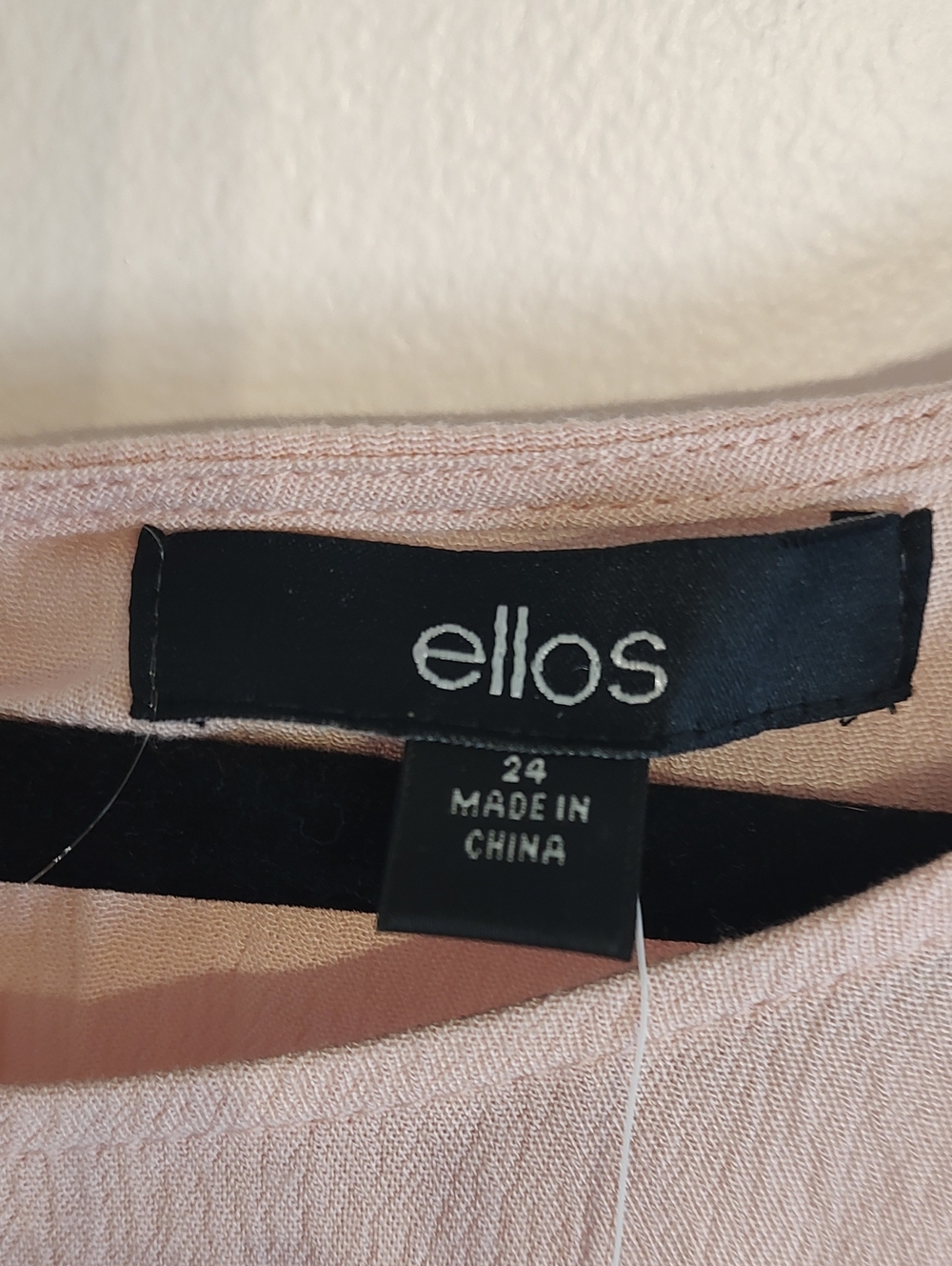Ellos Long Sleeve Pink Blouse - Picture 4 of 6